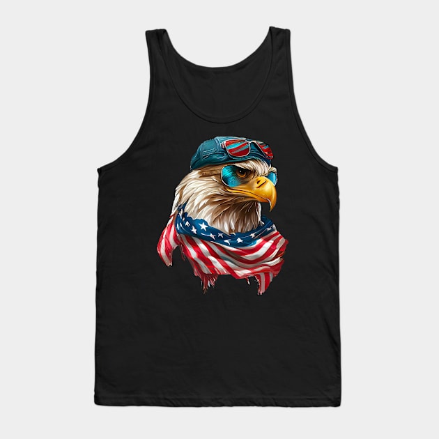 American Eagle 4th of July design Tank Top by abbeheimkatt